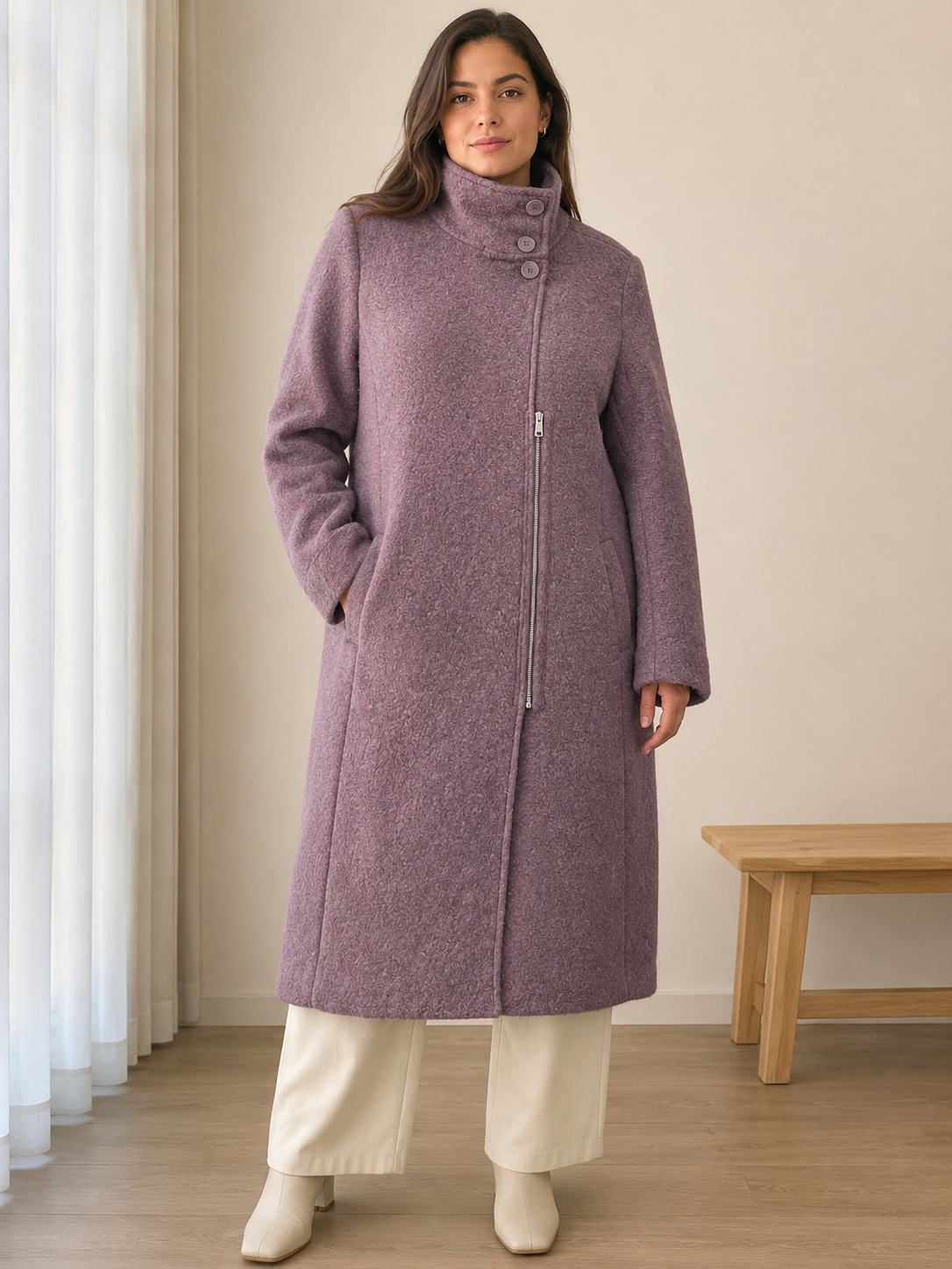 Abrigo Largo Mujer Andrew Marc | Talla XL